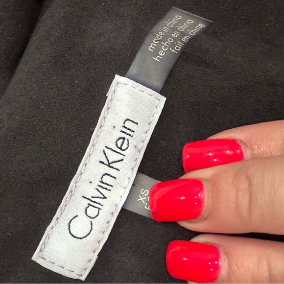 Calvin klein full zip asymmetrical moto jacket ❤️ - Picture 6 of 7